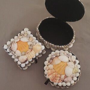 SEASHELL JEWELRY BOXES